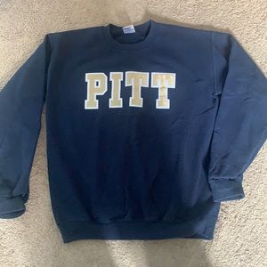 PITT Navy Crewneck Size Small